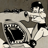 SHARK WRESTLER (DETAIL)
